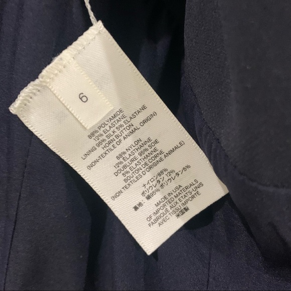 The Row Single Button Navy Blazer - Picture 4 of 6